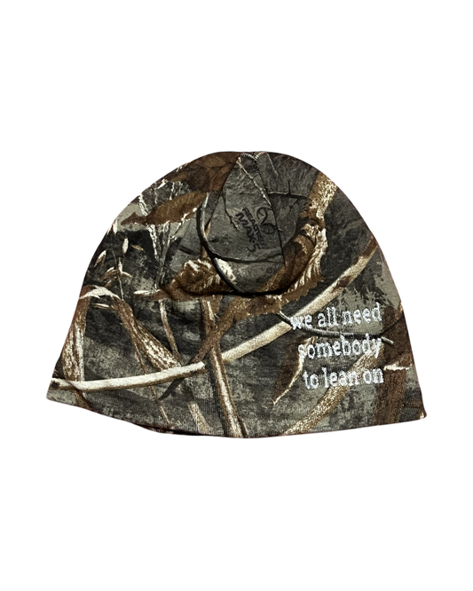 8" Fall Camo Knit Beanie