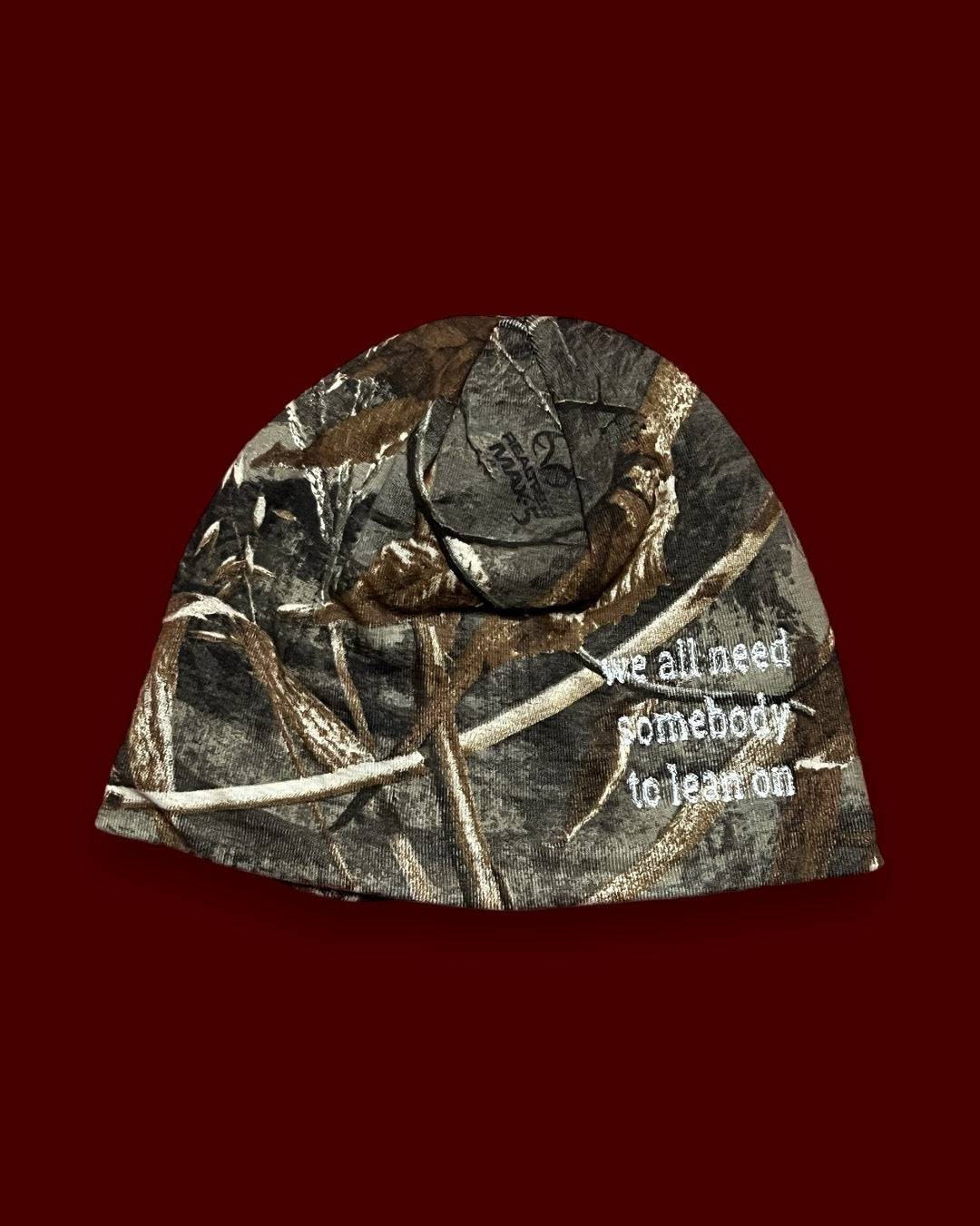 8" Fall Camo Knit Beanie