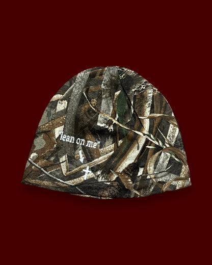 8" Fall Camo Knit Beanie